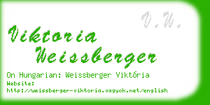 viktoria weissberger business card